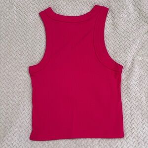 Old Navy Bright Fuchsia Ribbed Tank